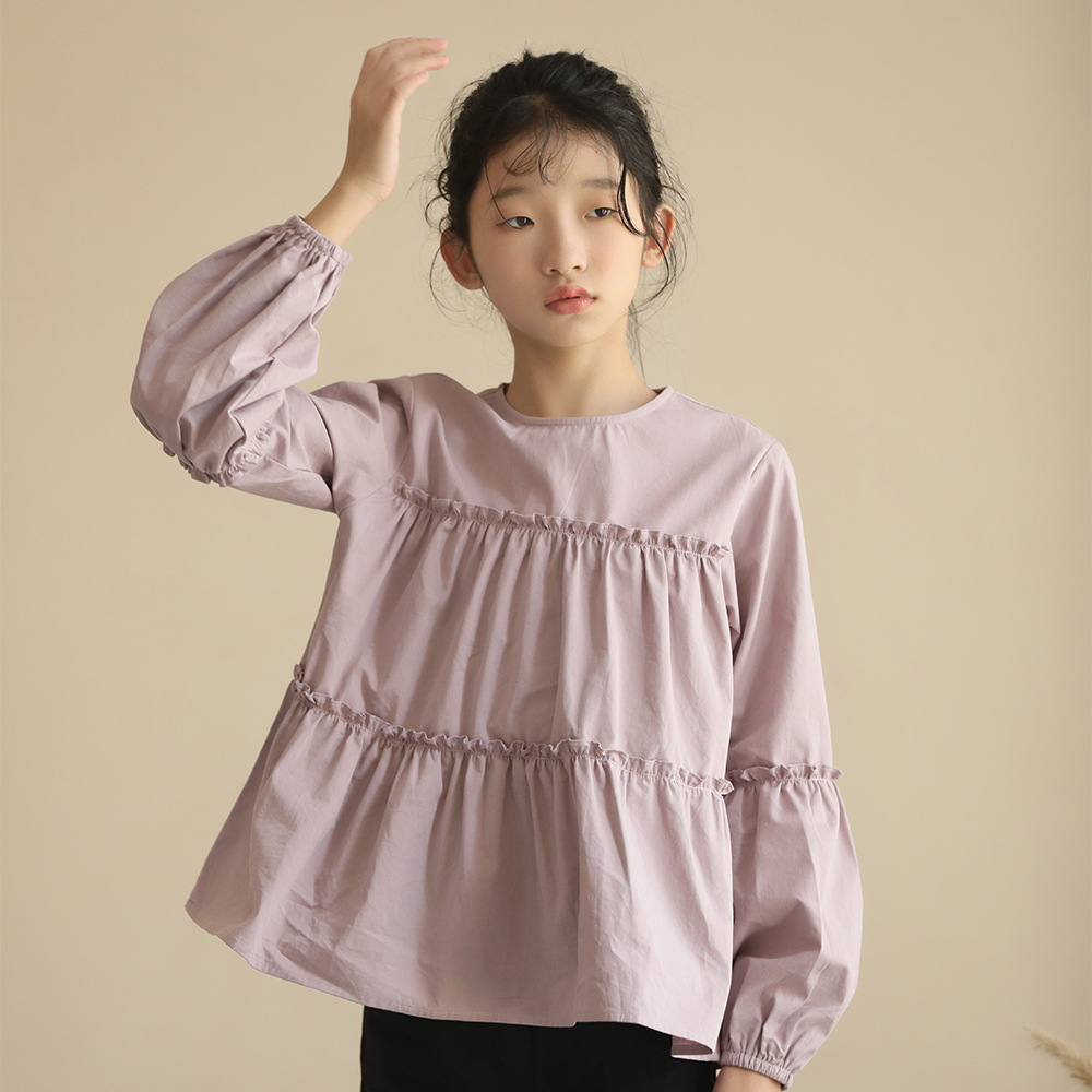 Solid color doll shirt