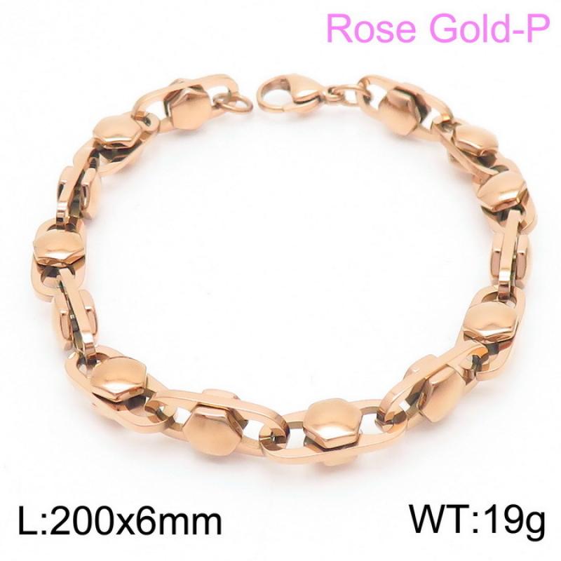 Rose gold bracelet