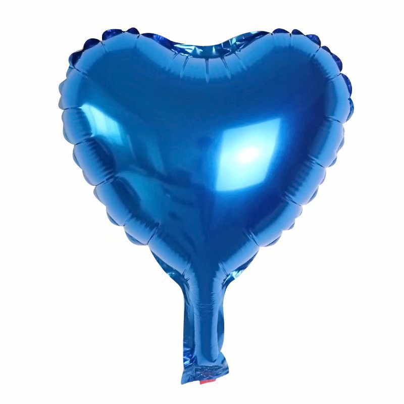 10 inches deep blue heart