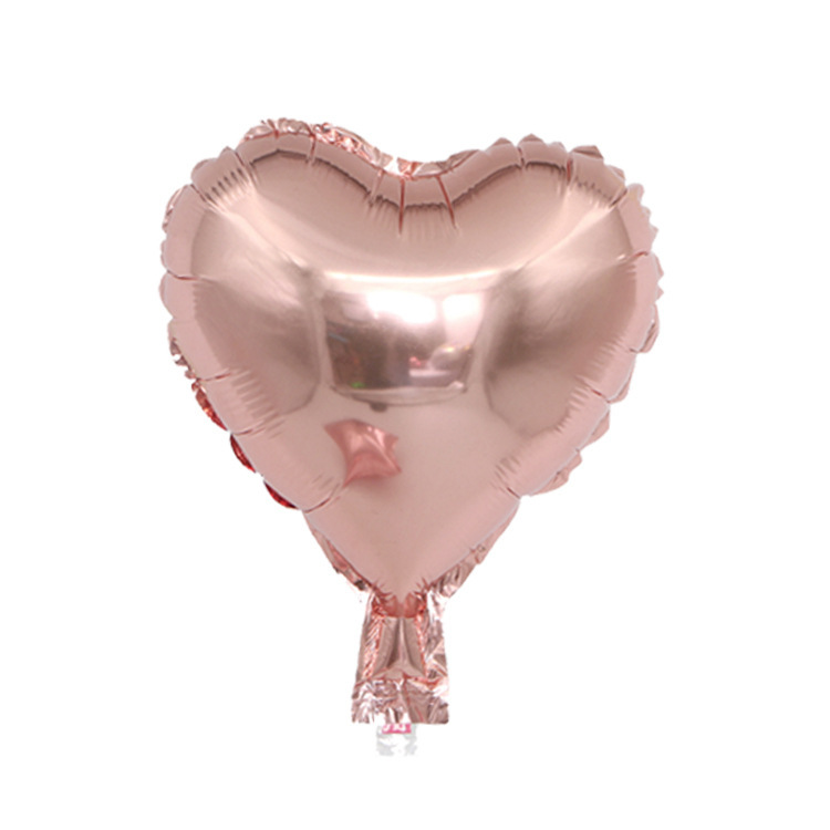 10 inch heart rose gold