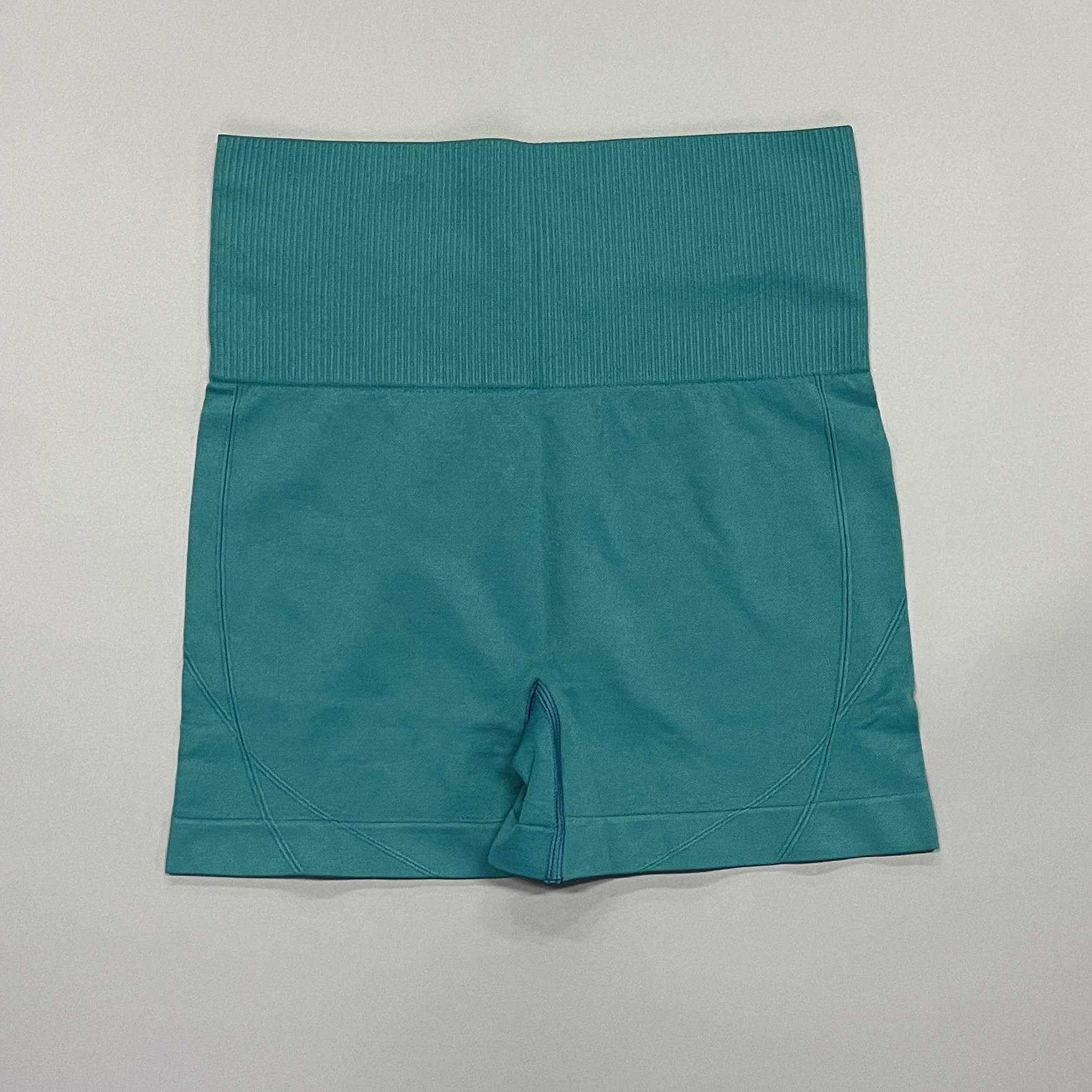 gray green shorts