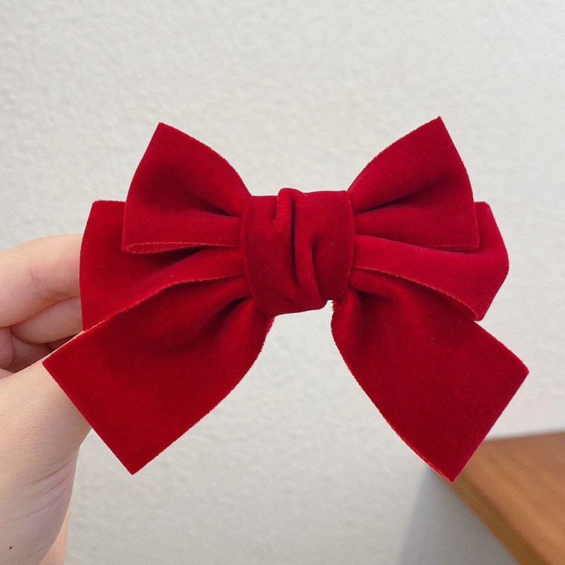 6:480# Red bow size 10.5*6cm