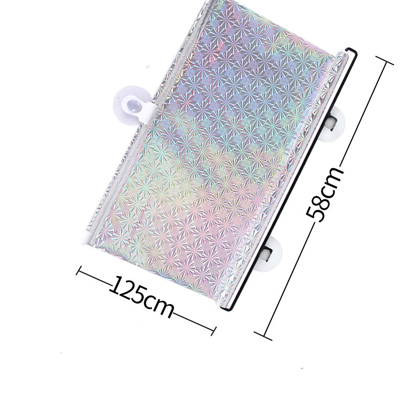 58*125- Front shield laser silver