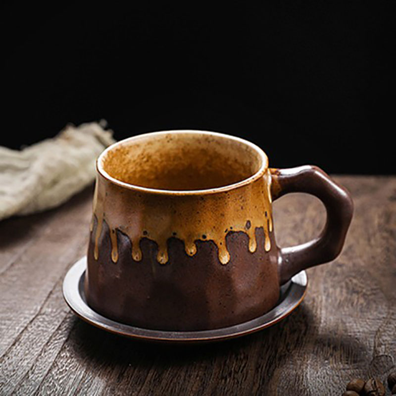Coffee cup - two pieces brown