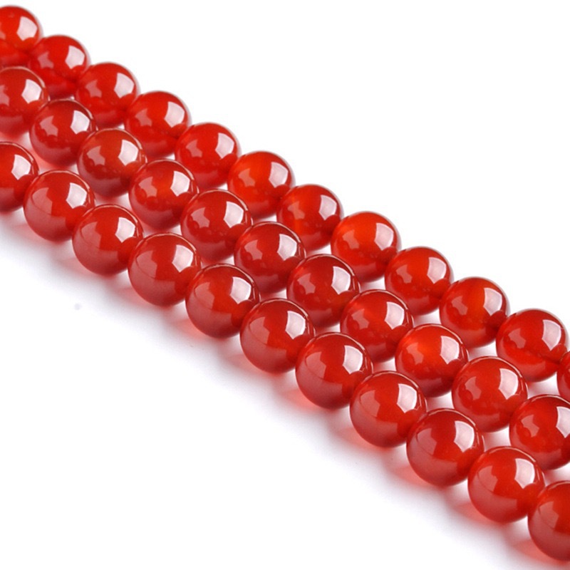 Grade AB  red agate Length 4mm