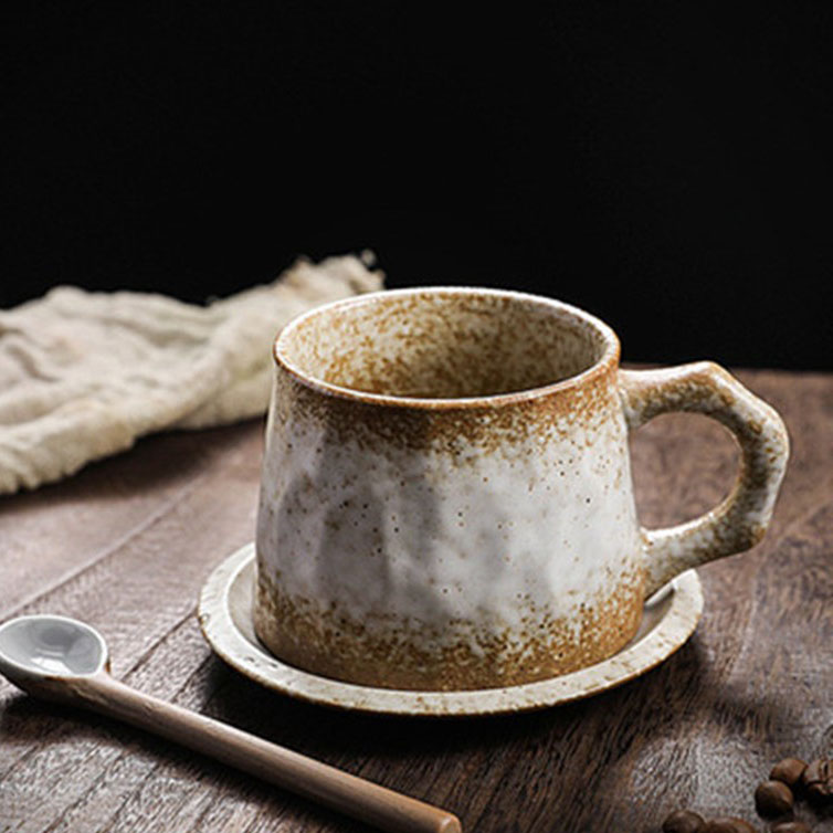 3 piece coffee mug set - Gradient white