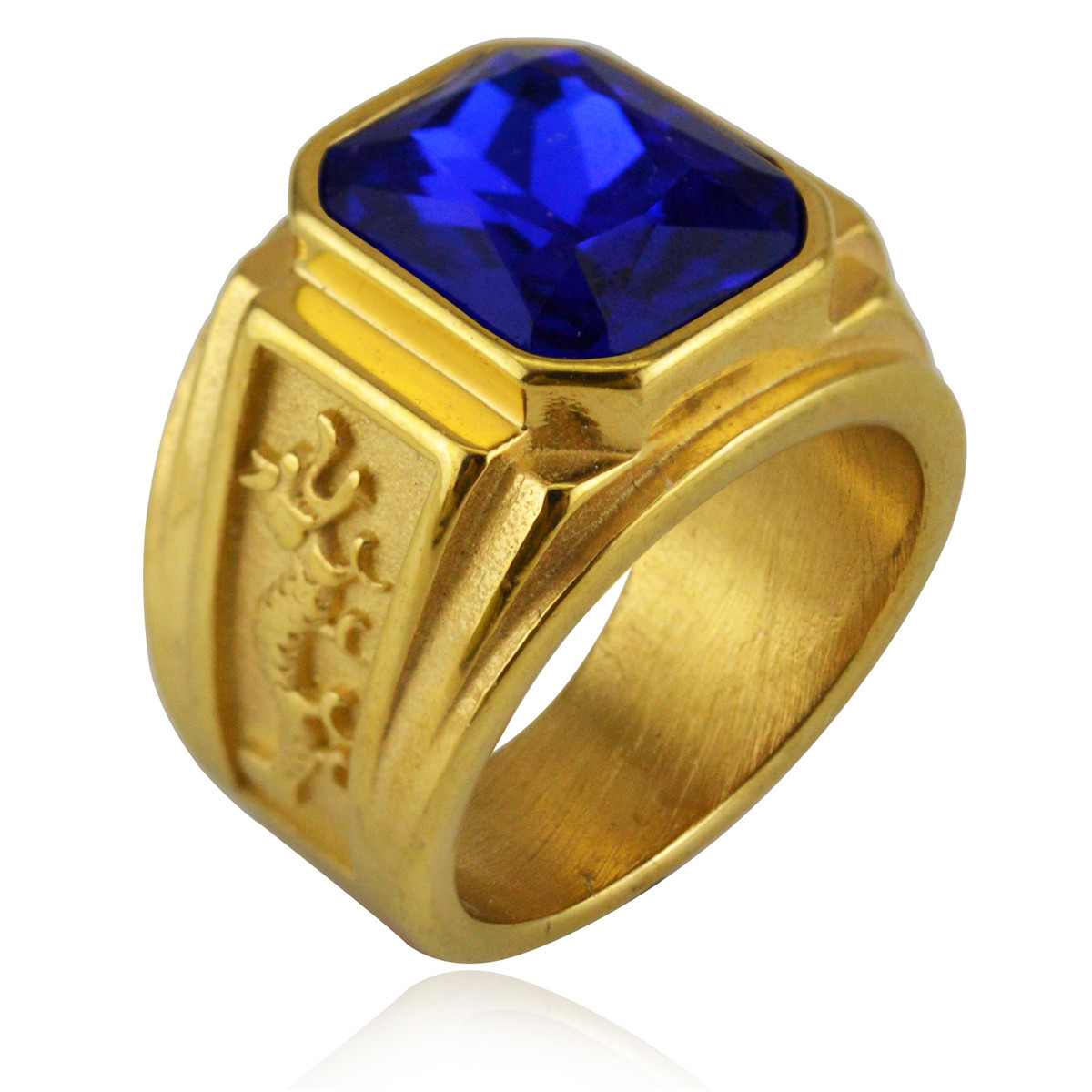 7:Gold blue diamond