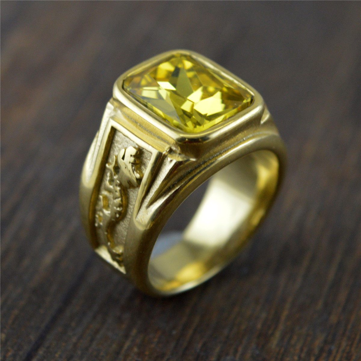 12:Golden yellow diamond