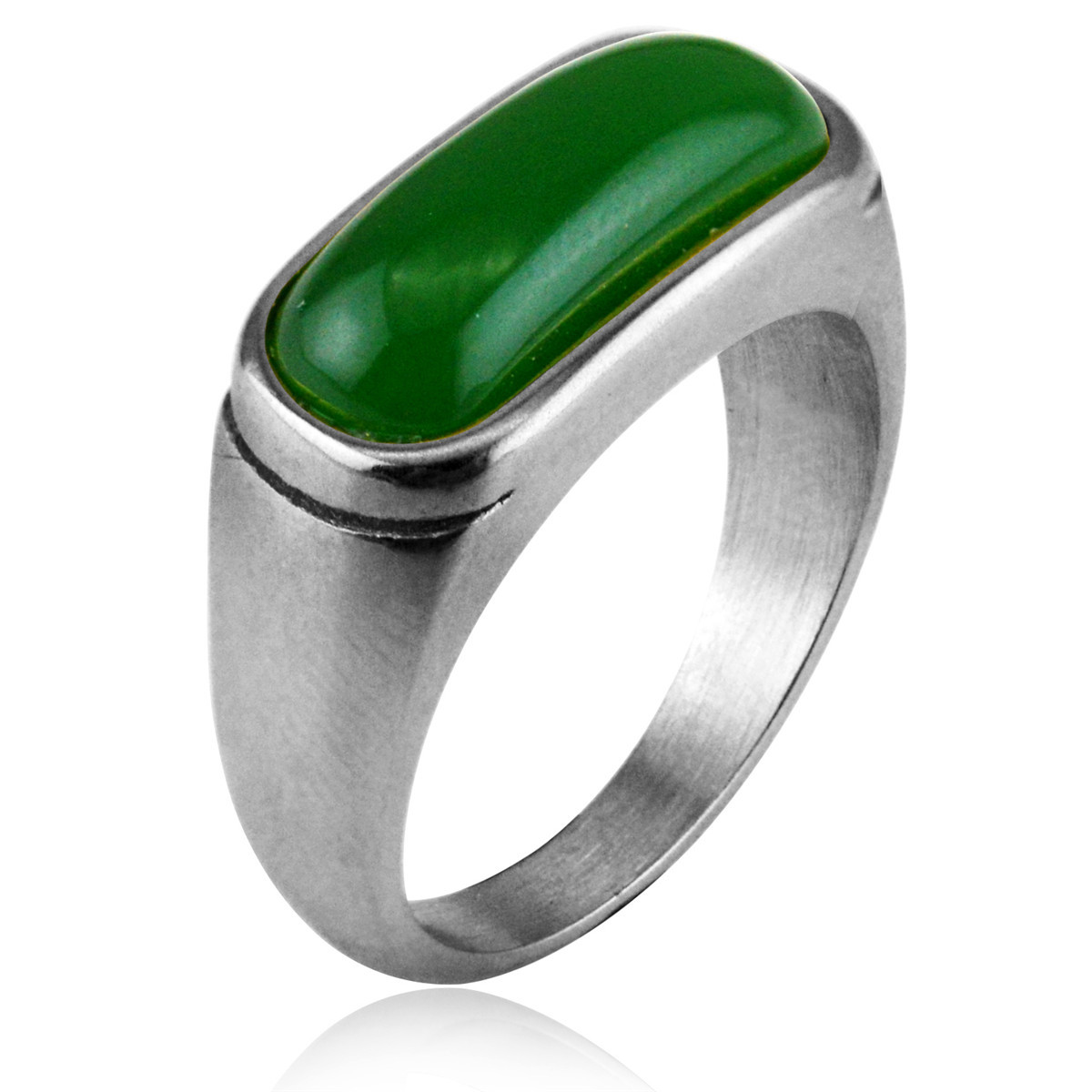 1:Steel green stone