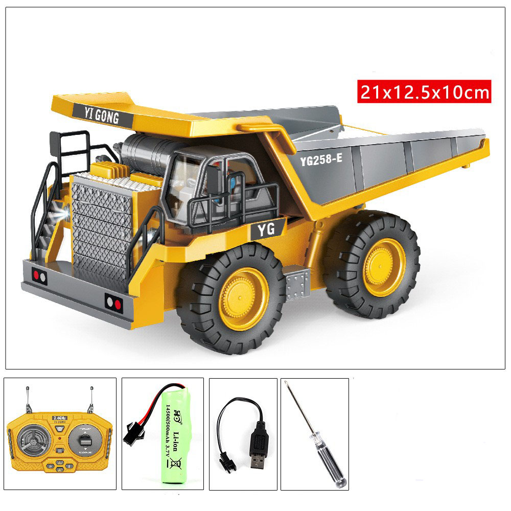 [New edition] 9-channel BC1047 alloy dump truck
