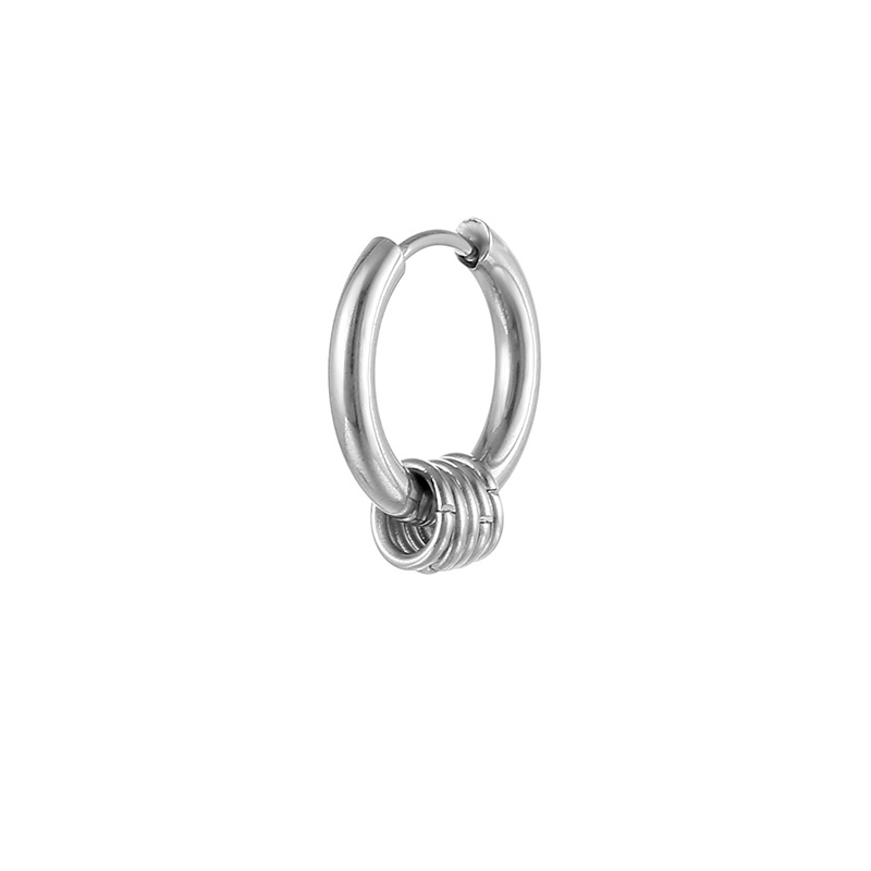 Steel colored steel ring
