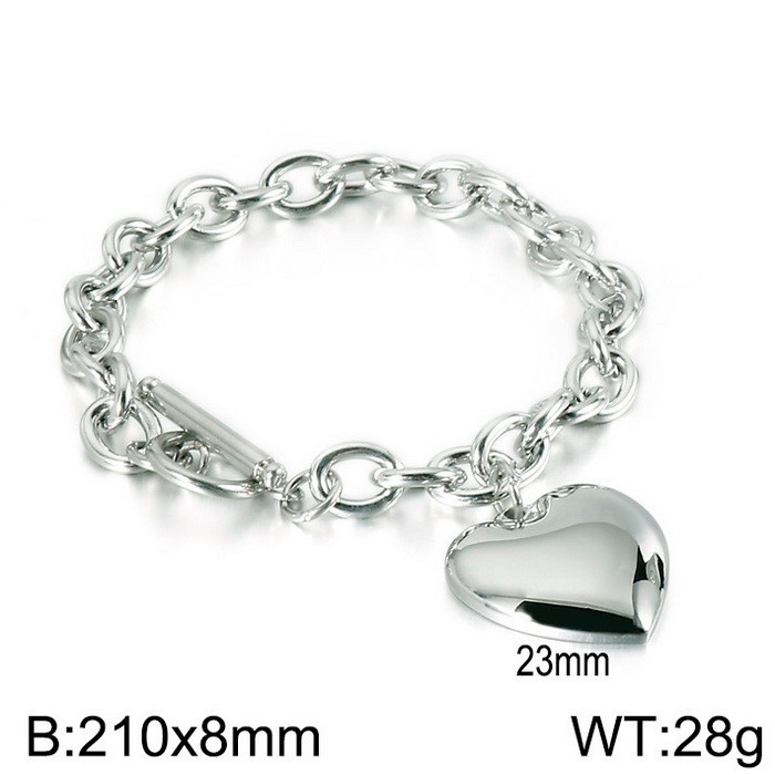 Steel colored bracelet