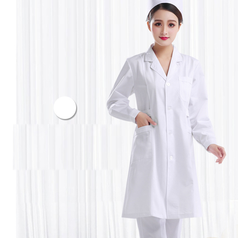 White suit collar Nurse dress Long Sleeve thin   Nurse pants (good quality)