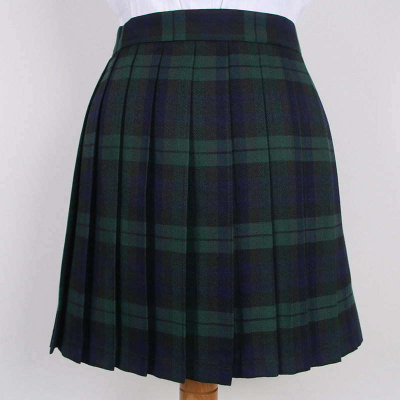 Algae green and blue check skirt size 31
