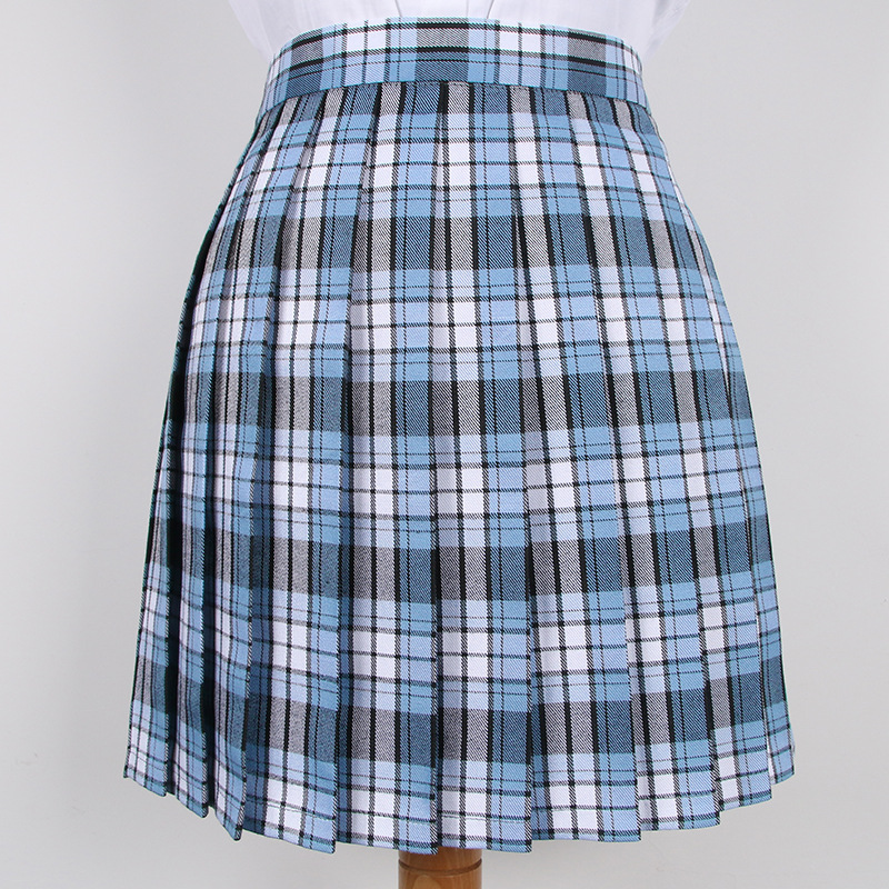 Black Sea white plaid skirt No. 35