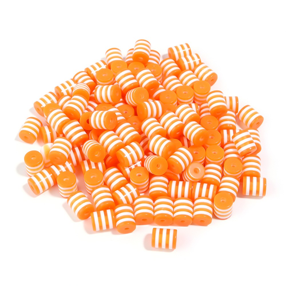3:Orange and white