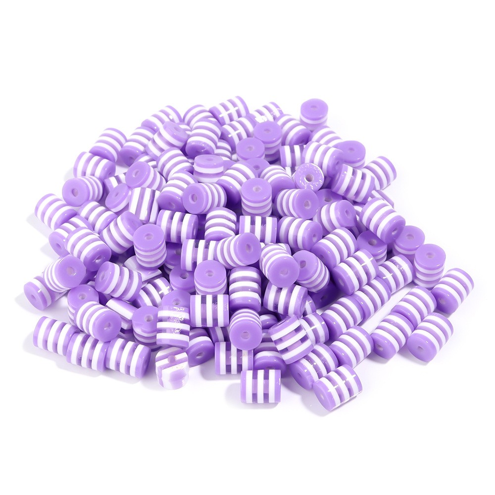 8:Purple and white