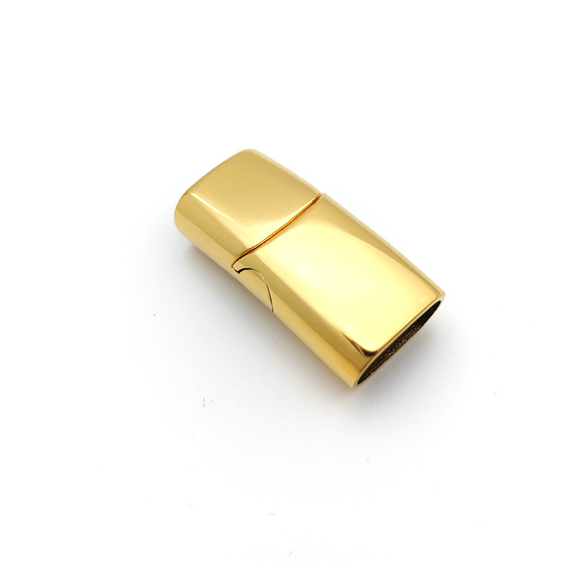 smooth gold 12*6mm