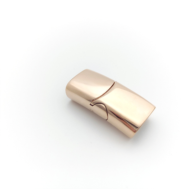 Smooth rose gold 12*6mm