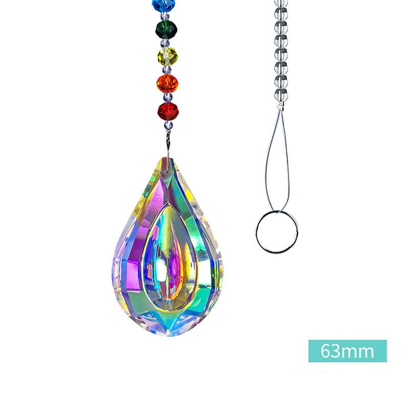 63mm Electroplated AB Color Pendant Chain
