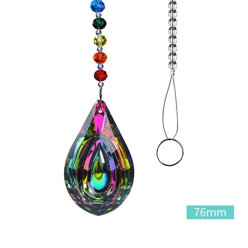 76mm Electroplated Colorful Pendant Chain