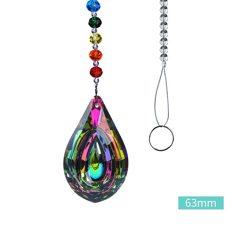 63mm Electroplated Colorful Pendant Chain