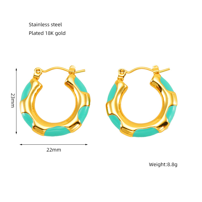 ZYG1293-blue earrings