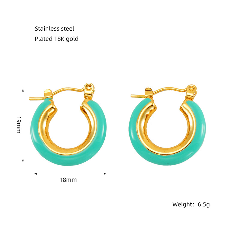 2:ZYG1292-blue earrings