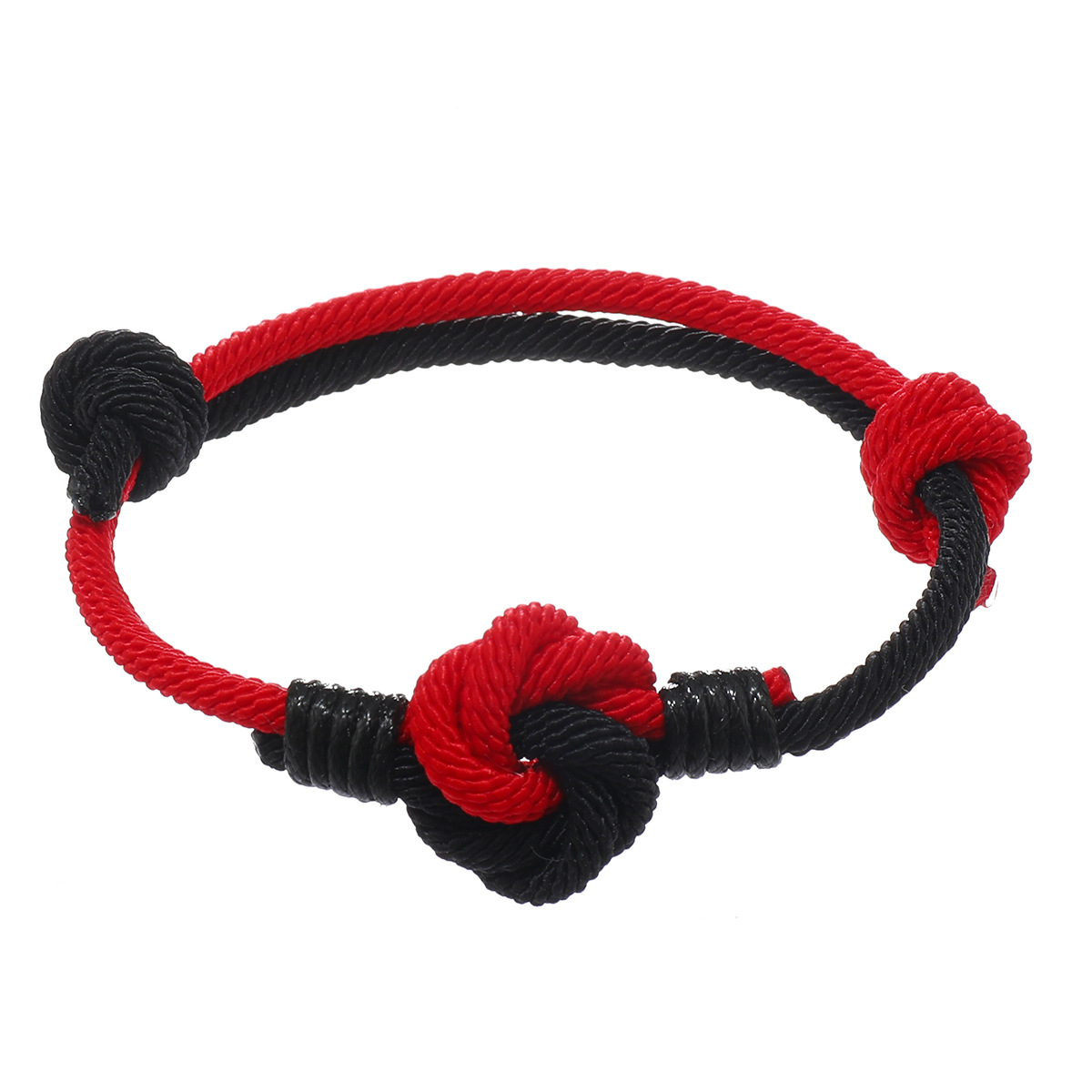 Black + red (Mandala knot)