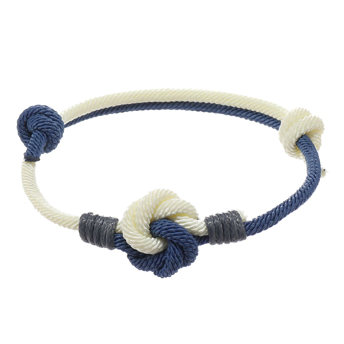 Blue + beige (Mandala knot)