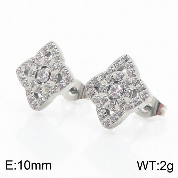 8:Steel earrings