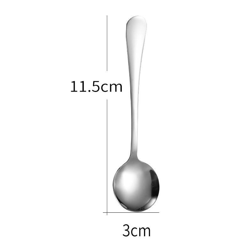 Round spoon size five