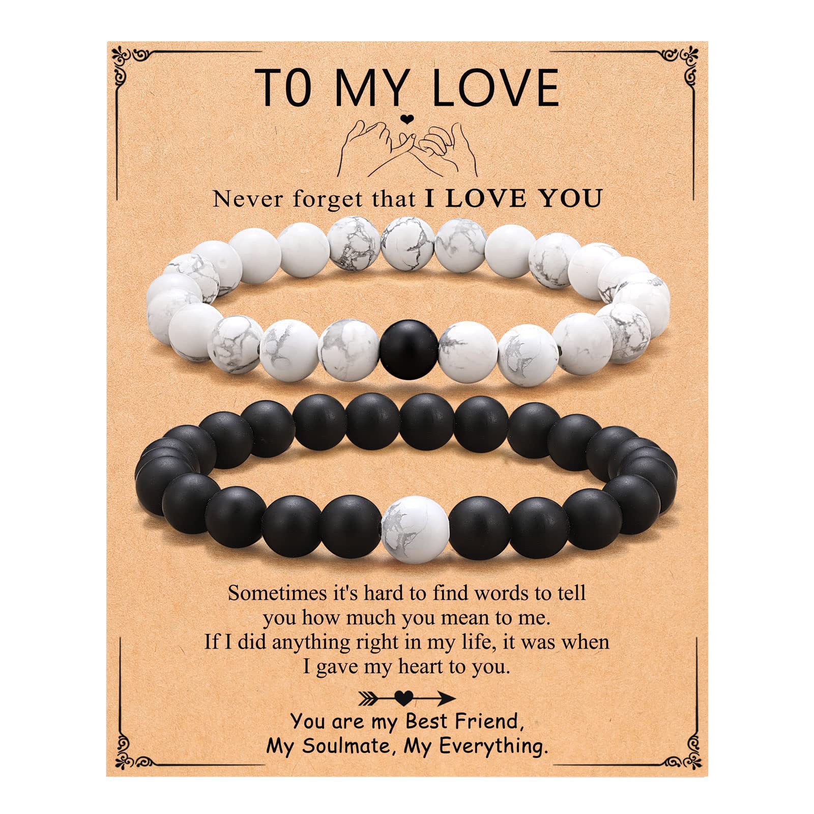 Black and white set and LOVE card