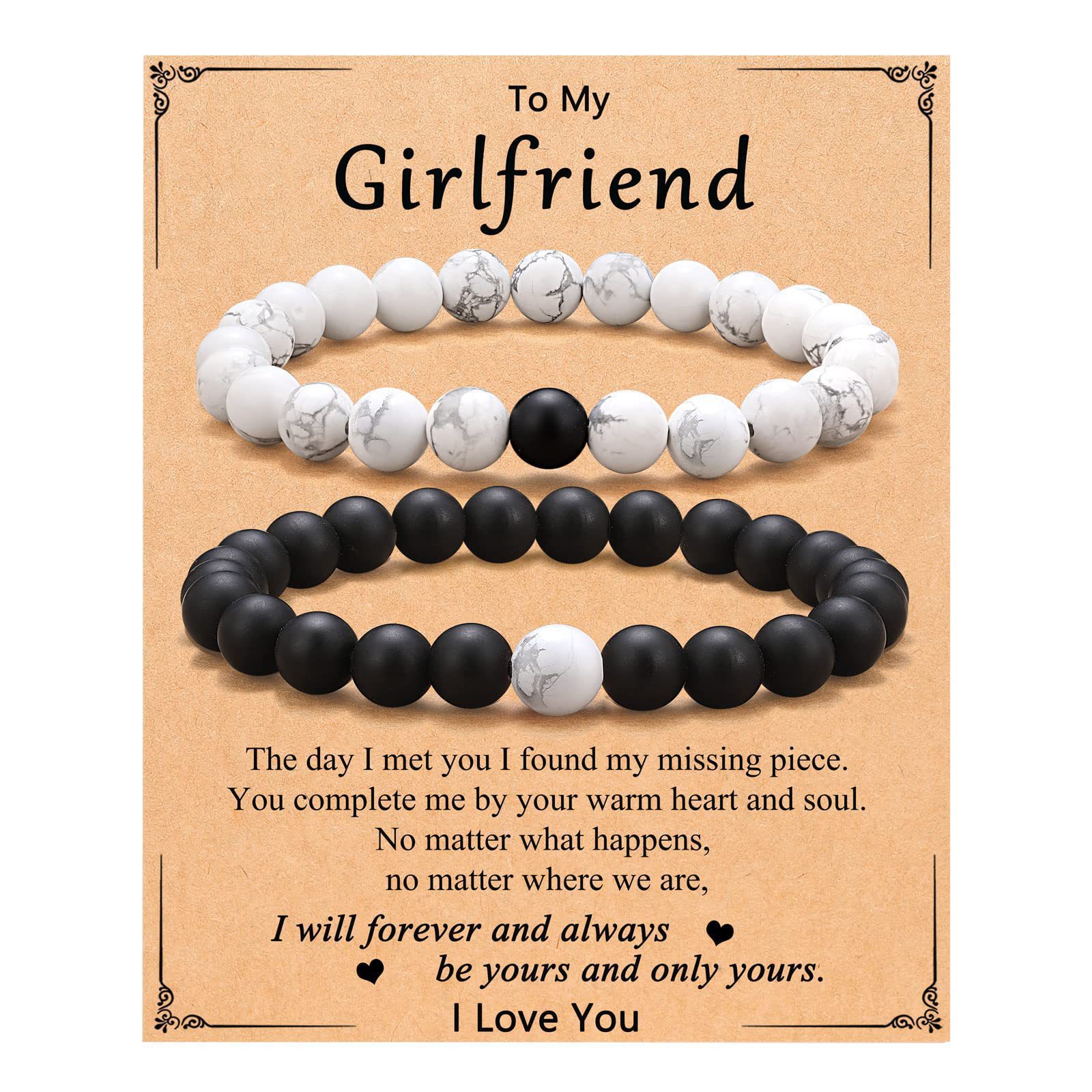 7:Black and white set and Girlfrienc card