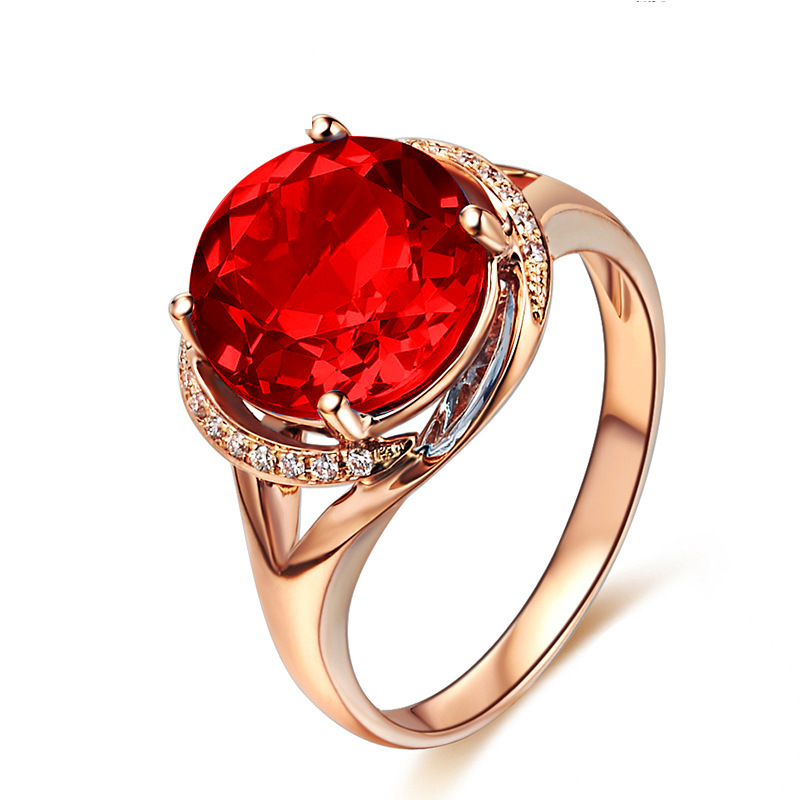 6:Rose gold red diamond