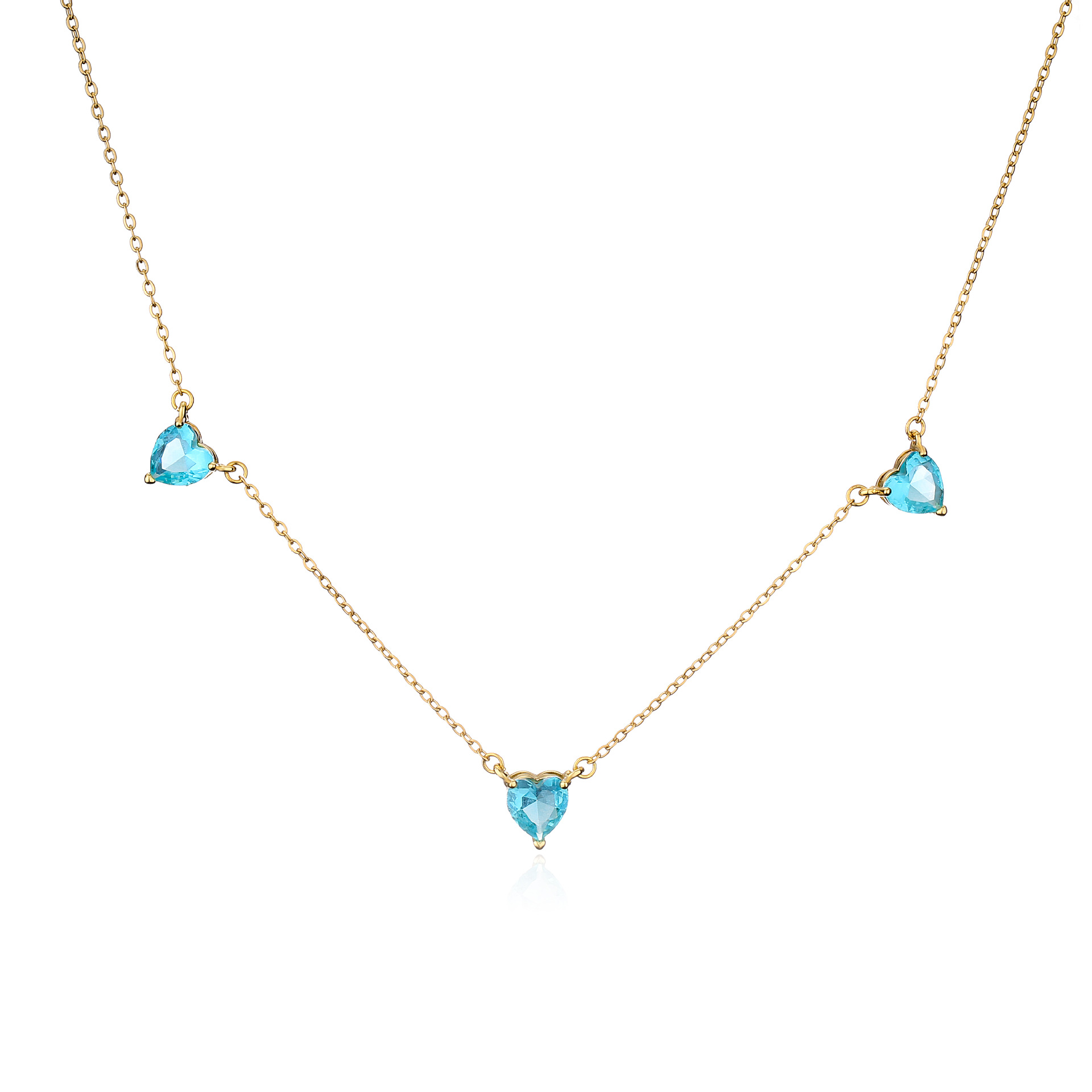 5:Gold aquamarine diamond