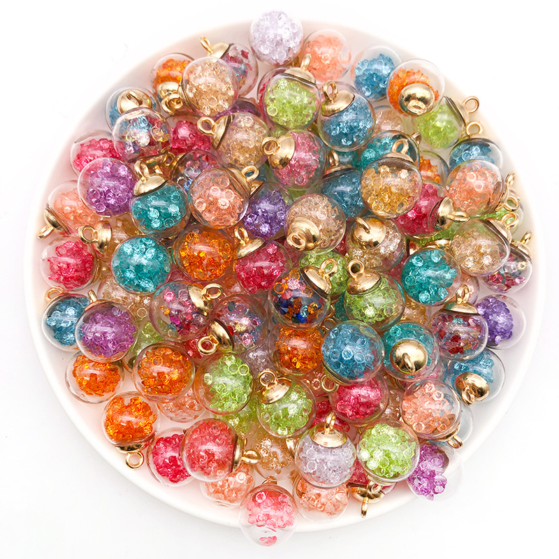 Mix 10 crystal diamond glass balls