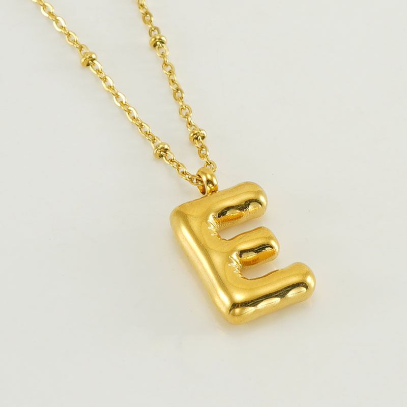 5:The gold letter E