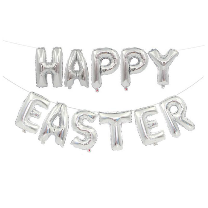 16 Inches-happy Silver Easter
