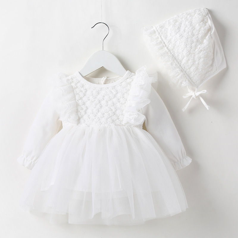 White Q8329 dandelion skirt