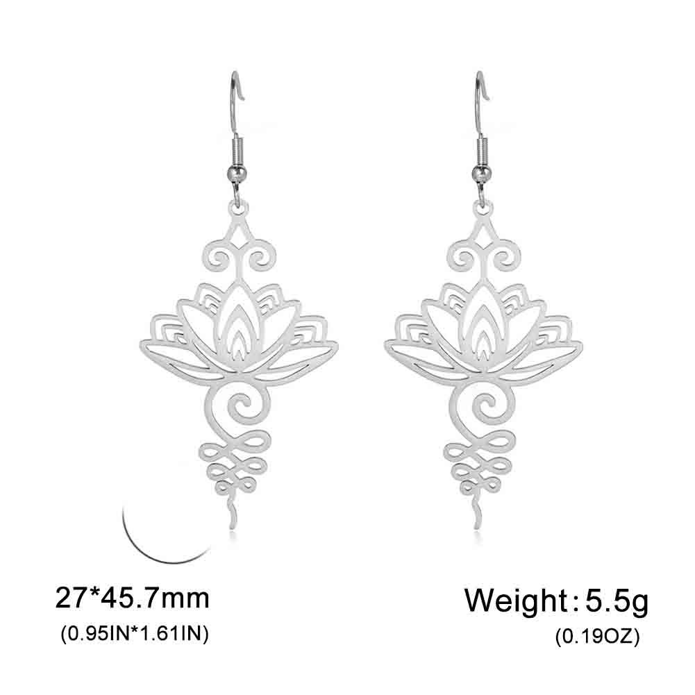 3:Steel earrings