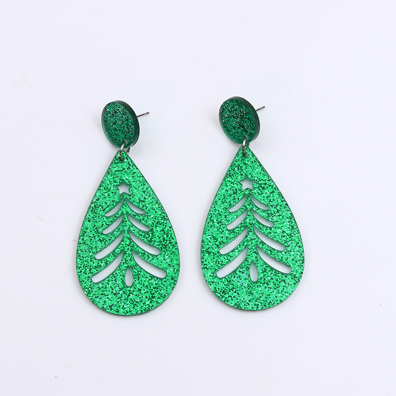 Dripping green leaves:70x32mm