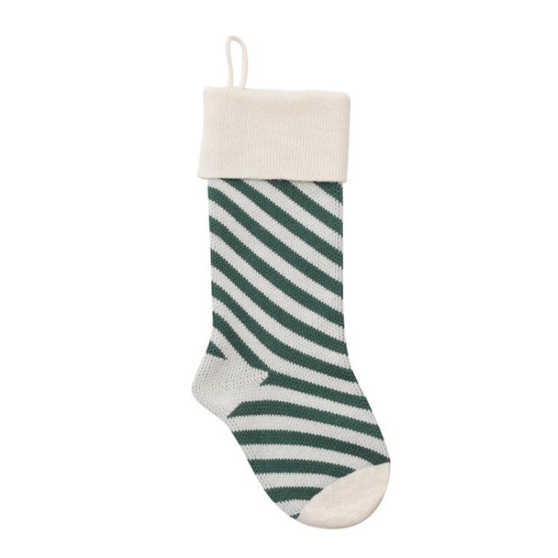 637 ivory white/dark green with broad stripes