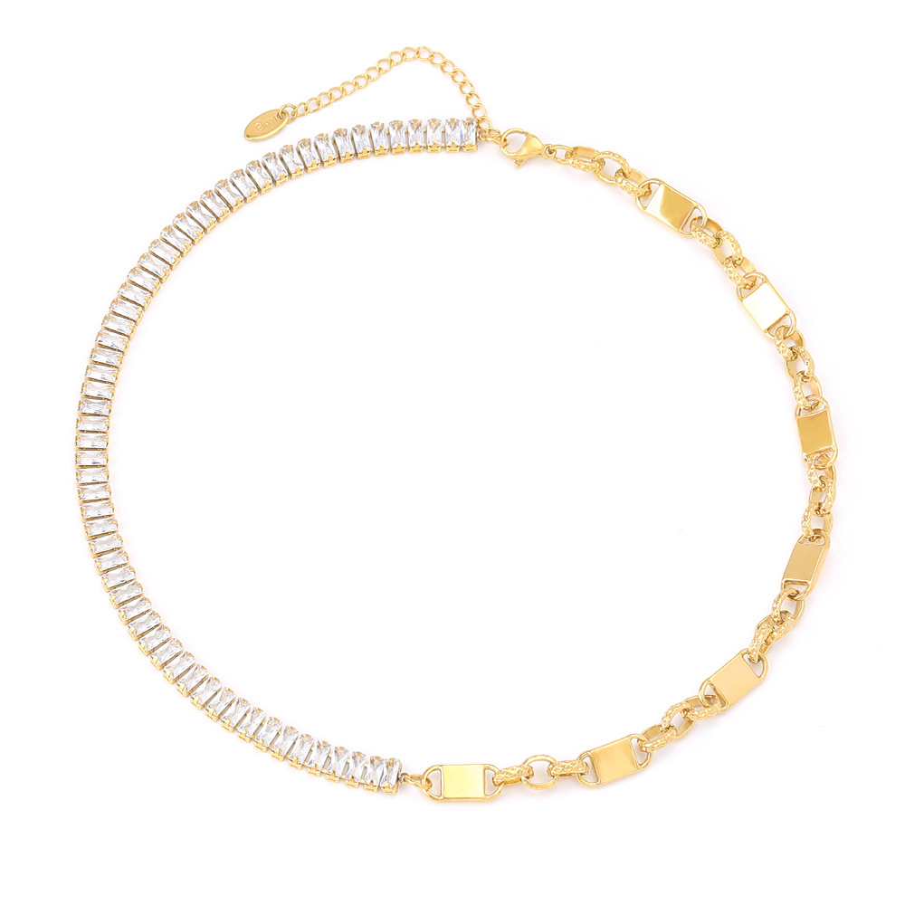 Gold ( necklace 39cm tail chain 5cm )