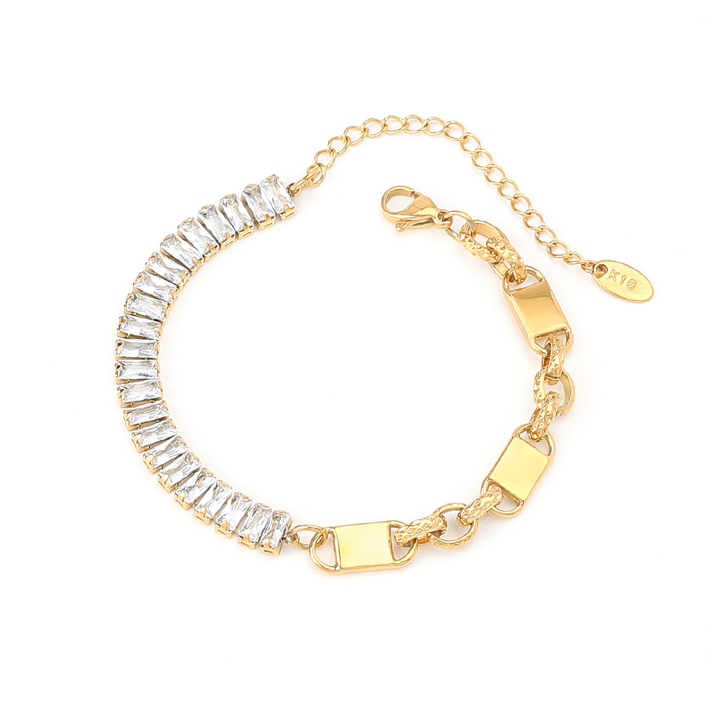 Gold ( bracelet 16cm tail chain 5cm )