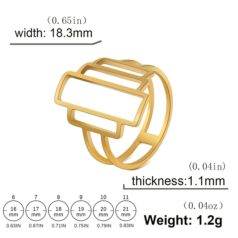 gold US Size #6
