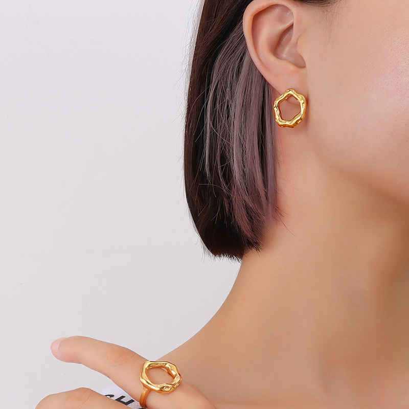 Golden earrings