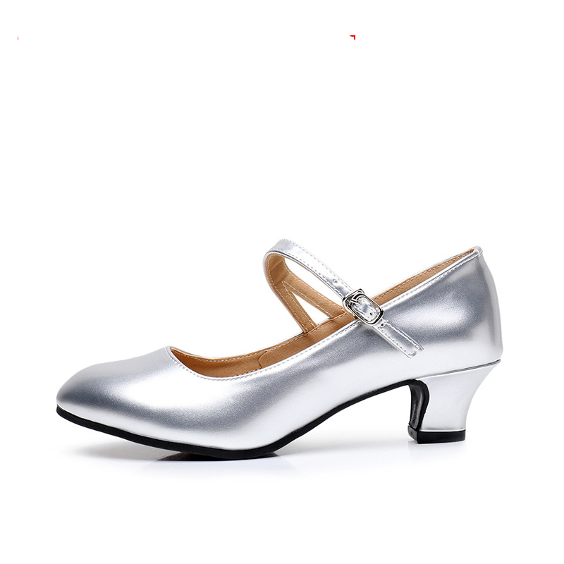 Silver -3.5cm heel