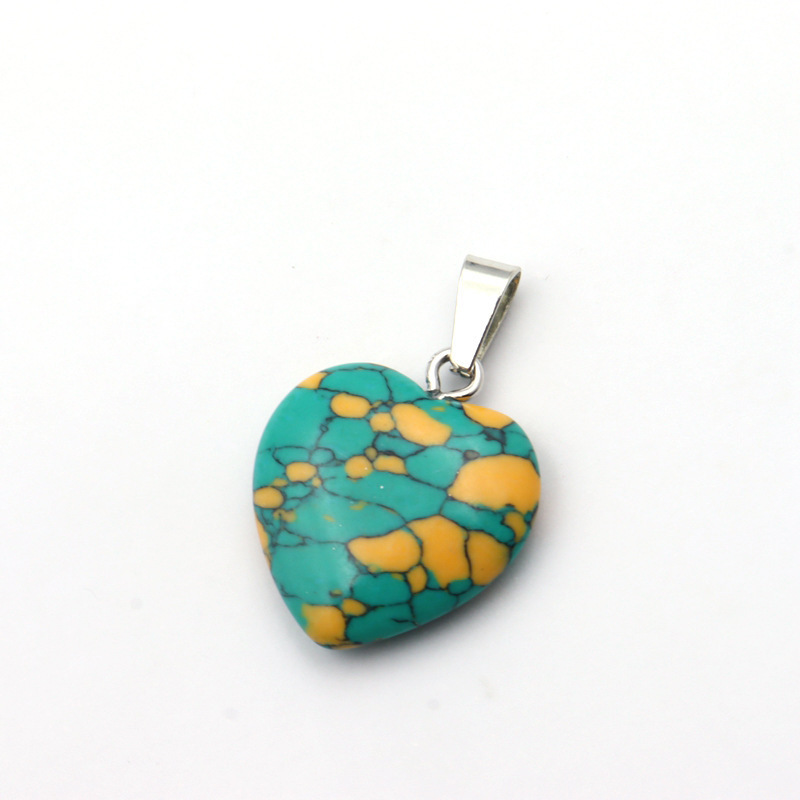 1:Yellow-green speckled stone