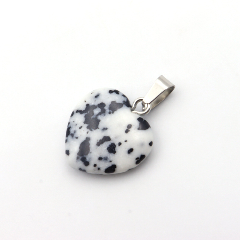 Black and white speckled stone